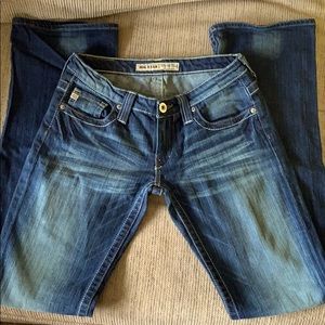 Big Star Women’s Sweet Boot Ultra-Low Rise Jeans